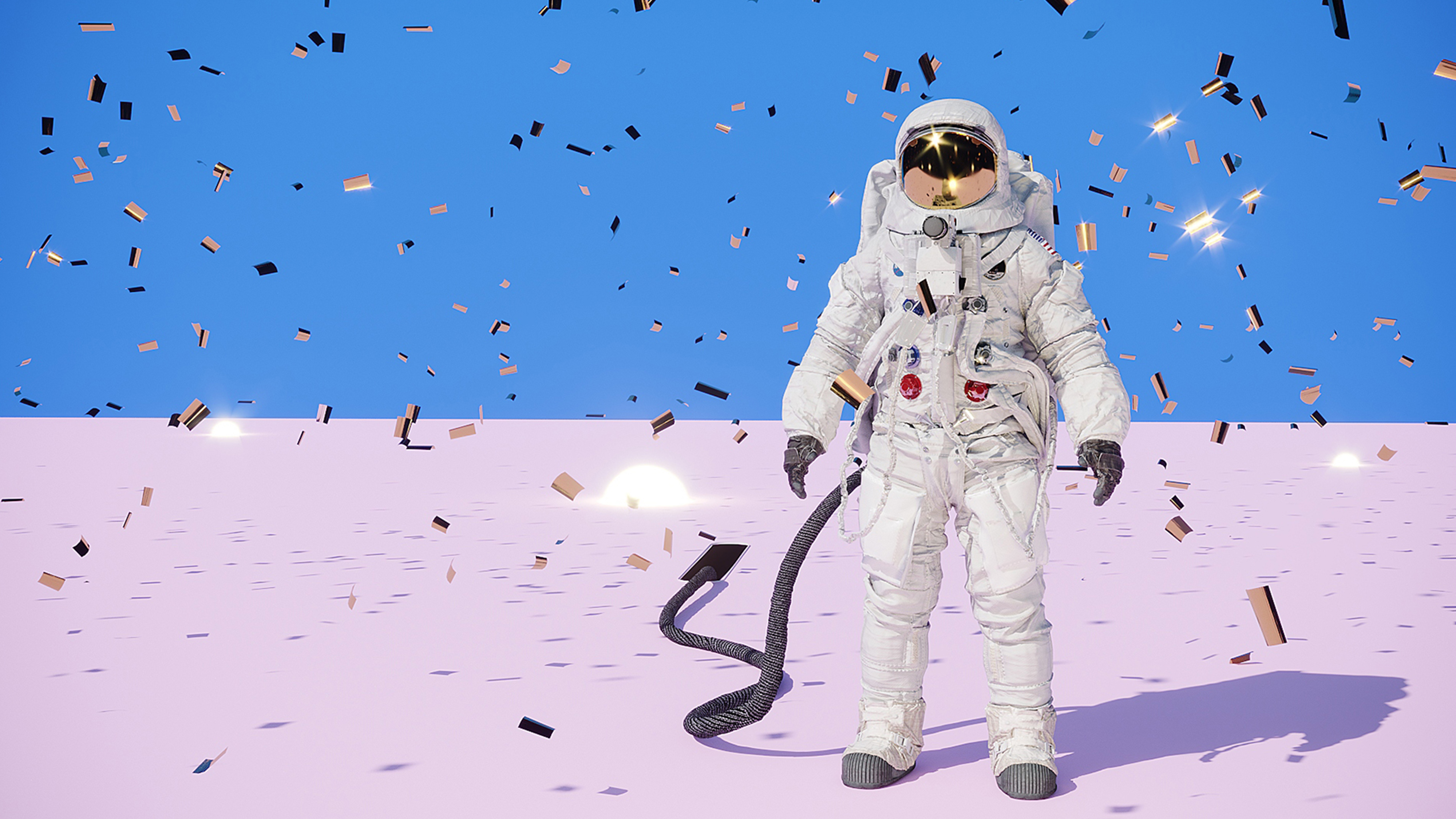 Experimentelle Visualisierung mit rigged Charakter
