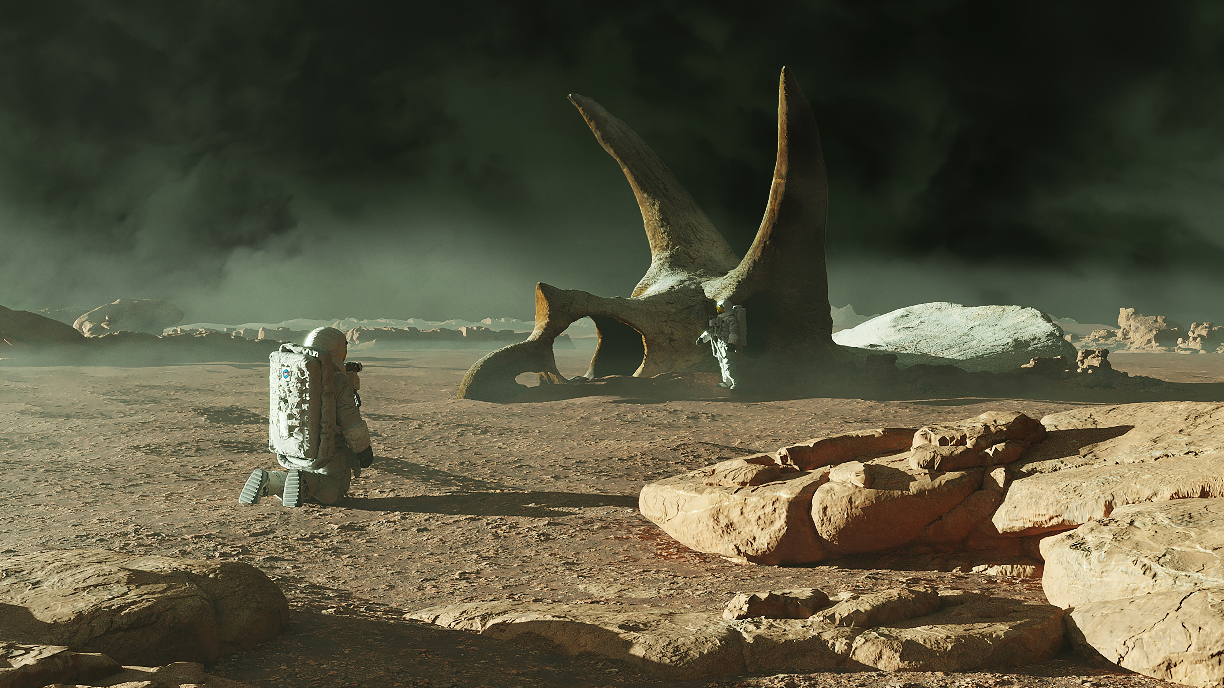 Studio-Test zu Ambient Occlusion und atmosphärischem Nebel